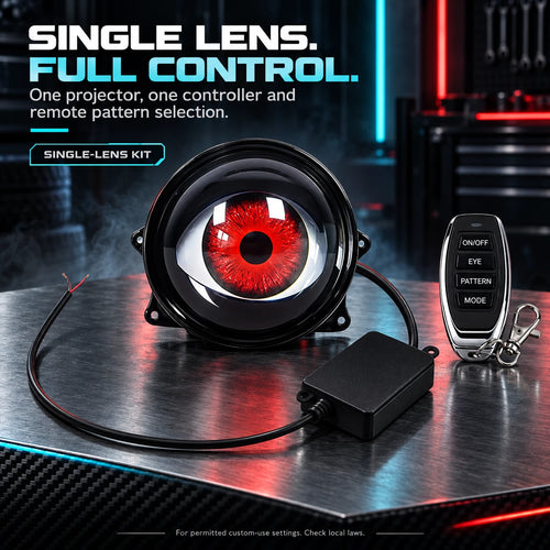 Remote-Controlled Dynamic Eye Projector Accent Light Kit