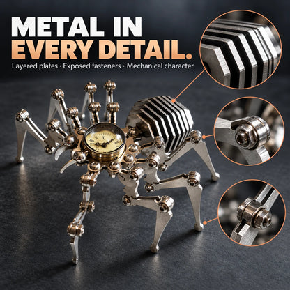 Articulated Mechanical Spider Desk Clock