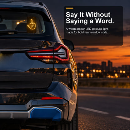 USB-Powered LED Car Gesture Light