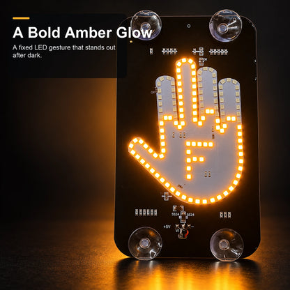 USB-Powered LED Car Gesture Light