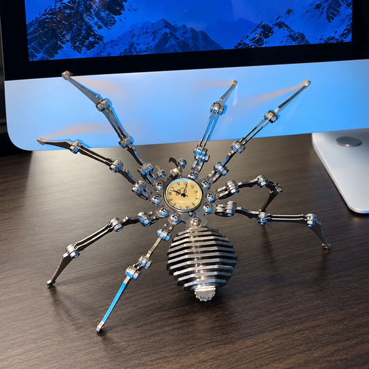 Articulated Mechanical Spider Desk Clock