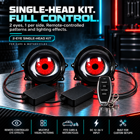 Remote-Controlled Dynamic Eye Projector Accent Light Kit